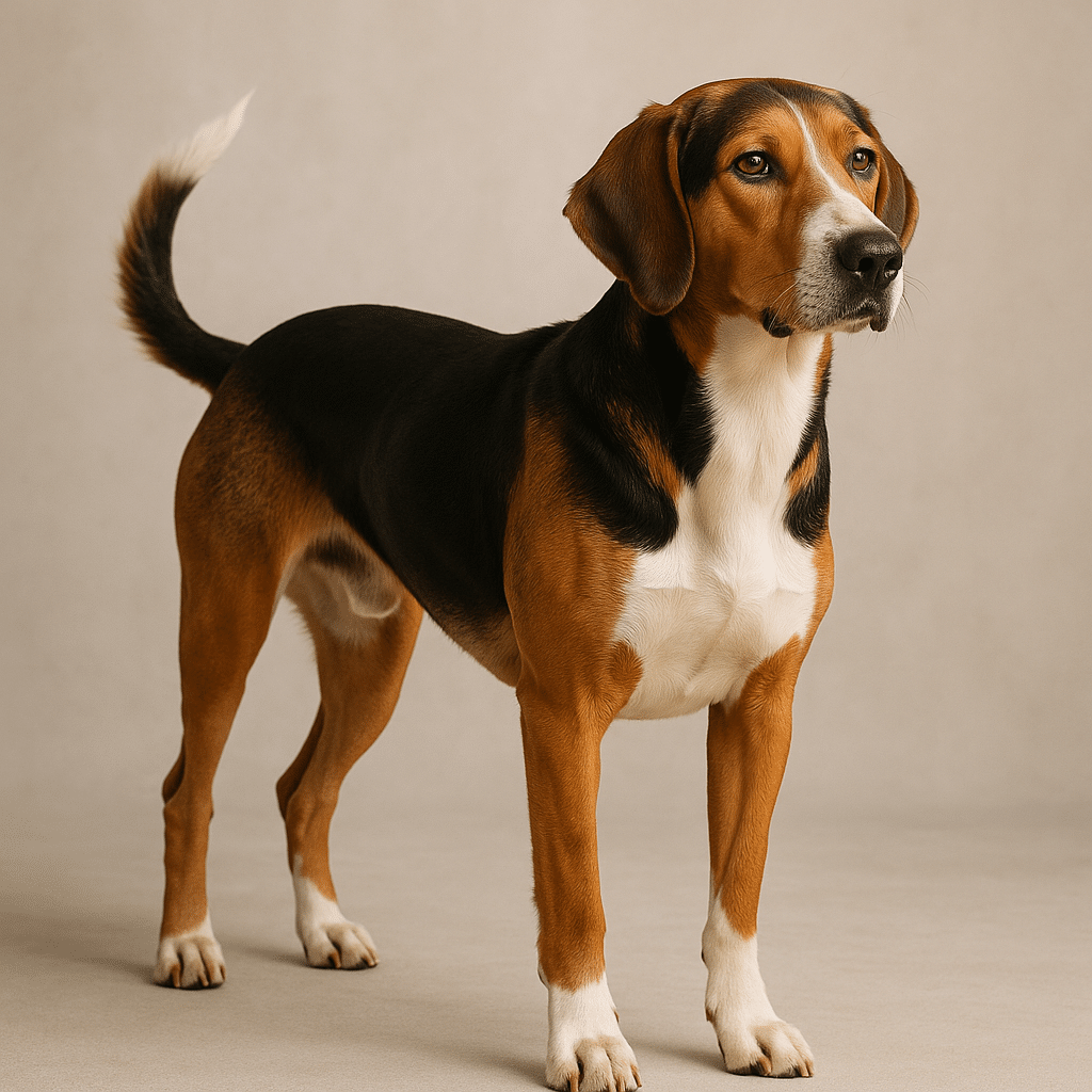 Chien courant yougoslave tricolore