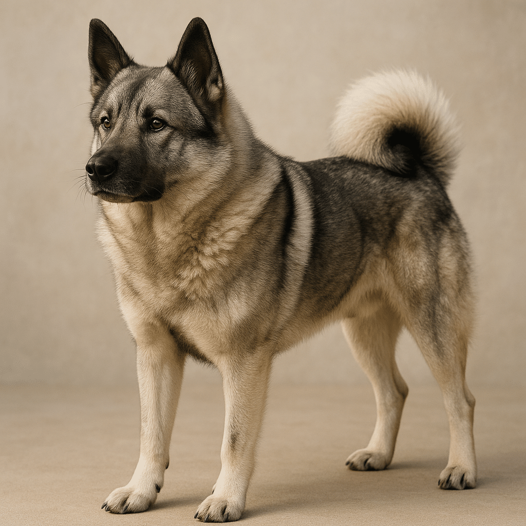 Chien d’élan norvégien gris