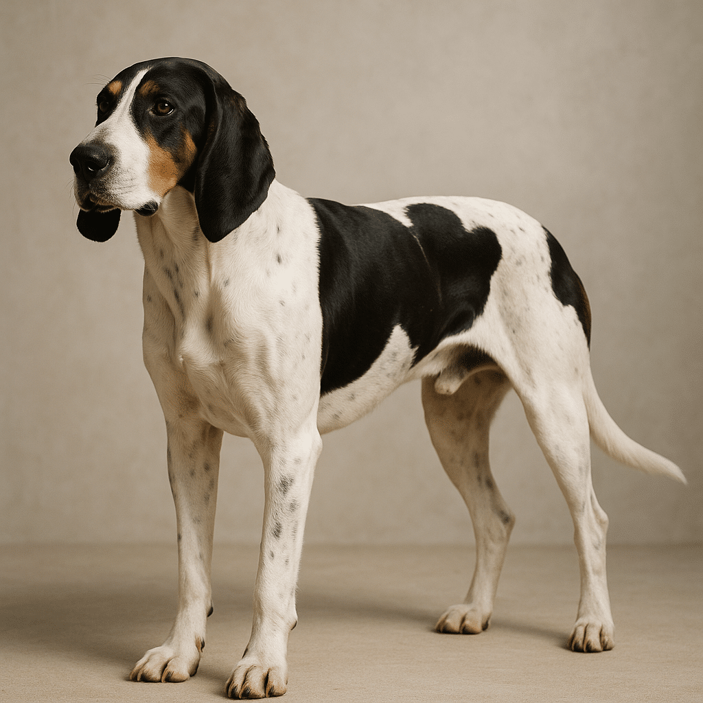 Grand Anglo-Français blanc et noir